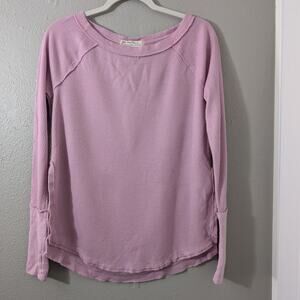Free people Pink Long Sleeve Top